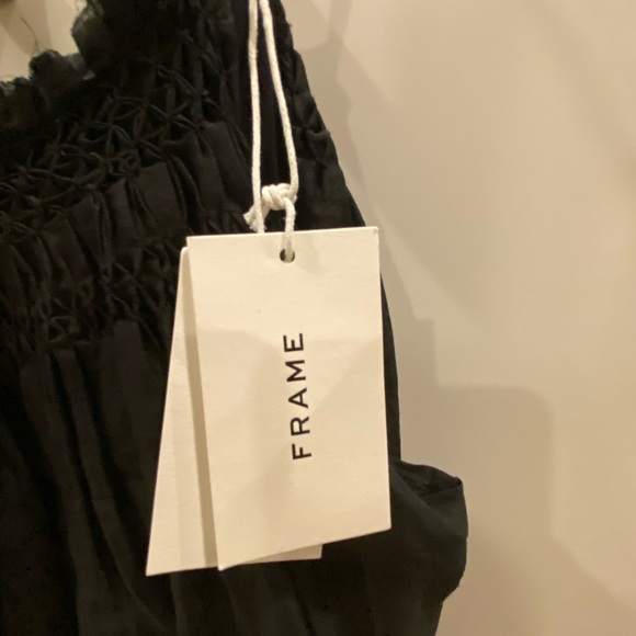 NWT Black Frame Cinched Waist Dress - Picture 5 of 8